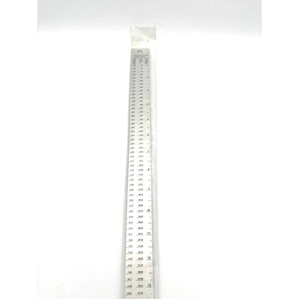VTG Alumicolor Compass Rule Pattern Drafting Tool 18